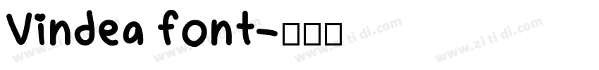 Vindea font字体转换